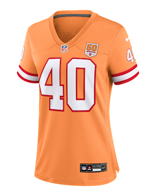 Женские джерси Mike Alstott Tampa Bay Buccaneers 50th Anniversary Women’s Nike NFL Game Jersey