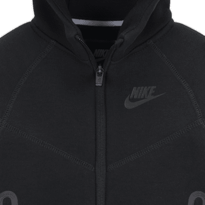 Conjunto de sudadera con gorro de dos piezas para bebé Nike Sportswear Tech Fleece Full-Zip Set