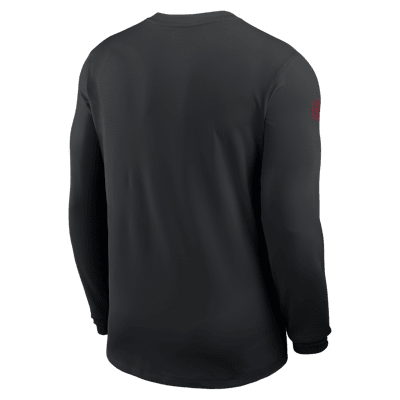San Francisco 49ers Sideline Coach Men's Nike Dri-FIT NFL Long-Sleeve Top
