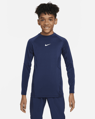 Подростковые  Nike Pro Big Kids' (Boys') Dri-FIT Long-Sleeve Top