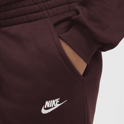 Joggers para niños talla grande (talla amplia) Nike Sportswear Club Fleece