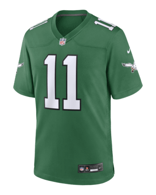 Men's Nike DeVonta Smith Midnight Green Philadelphia Eagles Game Jersey