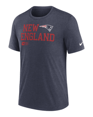 Мужская футболка New England Patriots Overlap Lockup Nike NFL