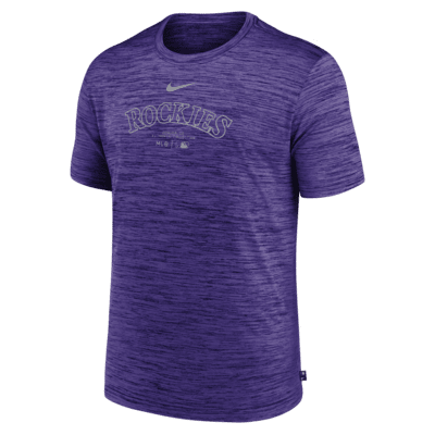 Colorado Rockies Authentic Collection Practice Velocity Men's Nike Dri-FIT MLB T-Shirt