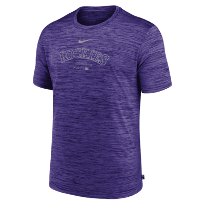 Мужская футболка Colorado Rockies Authentic Collection Practice Velocity
