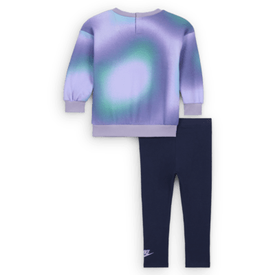 Completo maglia a girocollo e leggings Nike Solarized – Bebè (12-24 mesi)