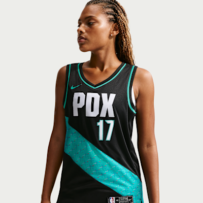 Jersey Nike de la NBA Swingman para hombres de Shaedon Sharpe de los Portland Trail Blazers City Edition