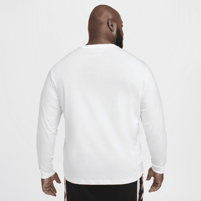 Camisola de basquetebol de manga comprida Nike para homem