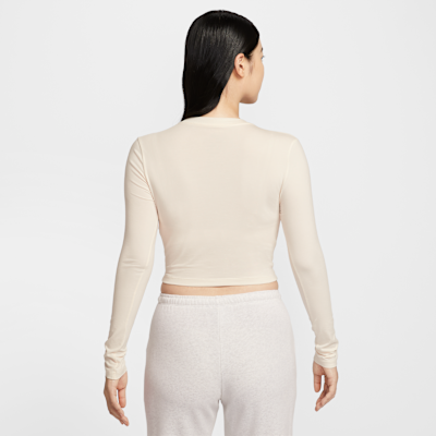 Nike Sportswear Chill Knit Women's Slim Long-Sleeve Cropped Top