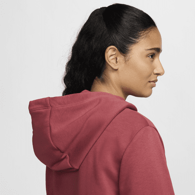 Sudadera con gorro sin cierre de fútbol Nike para mujer Liverpool FC Club Fleece