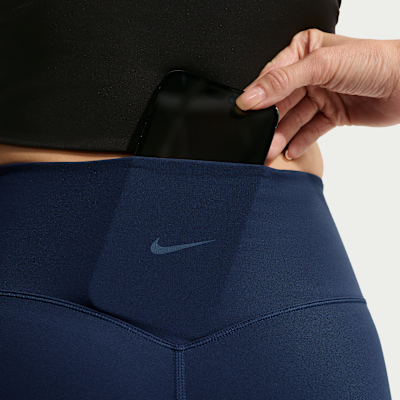 Nike Zenvy Women's High-Waisted 7/8 Leggings with No Front Seam