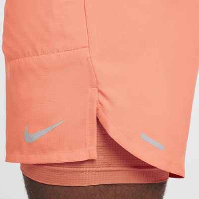 Nike Stride Dri-FIT 2-in-1 hardloopshorts voor heren (18 cm)