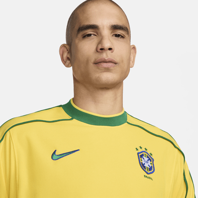 Brazil 1998 Reissue Men's Nike Soccer Replica Jersey