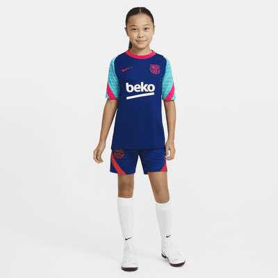 FC Barcelona Strike Older Kids' Short-Sleeve Football Top. Nike ZA