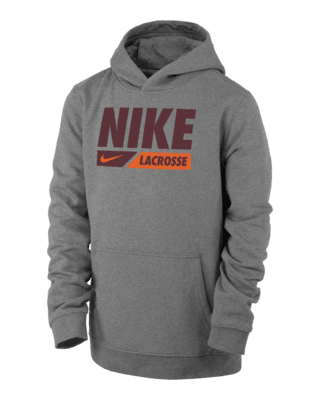 Подростковое худи Nike Club Fleece Big Kids' Lacrosse Pullover Hoodie