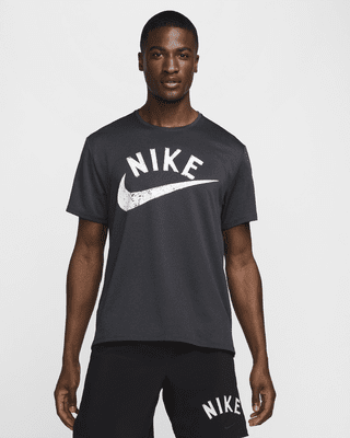 Мужские шорты Nike Miler Dri-FIT Short-Sleeve Top для бега