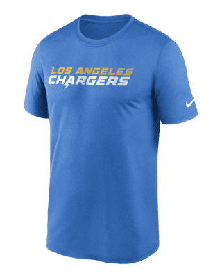 Nike Mens Dri-Fit Los Angeles Chargers NFL Football Training Shirt XS sm  White