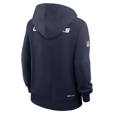 Sudadera con gorro sin cierre Nike Dri-FIT de la NFL para mujer Los Angeles Chargers Alt Pack