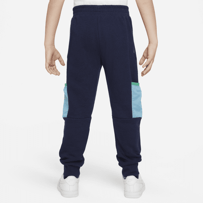 Pants de French Terry para niños talla pequeña Nike Sportswear Paint Your Future