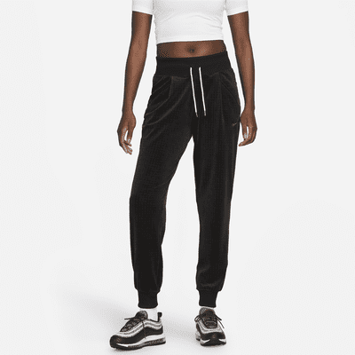 Joggers de velour de cintura alta para mujer Nike Sportswear