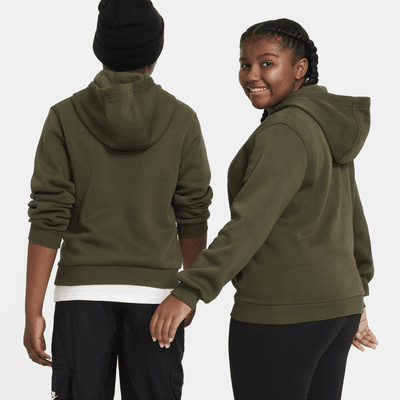 Nike Sportswear Club Fleece Big Kids' Pullover Hoodie (Extended Size)