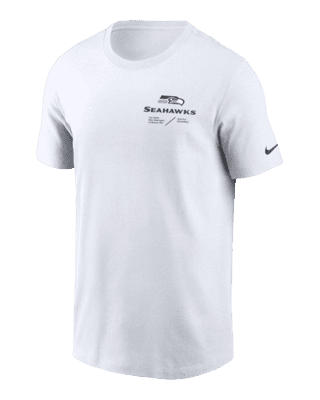 Nike Men's College Navy Seattle Seahawks Infograph Lockup Performance T- shirt