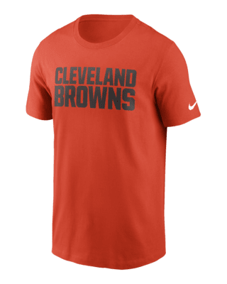 Мужская футболка Cleveland Browns Primetime Wordmark Essential Nike NFL