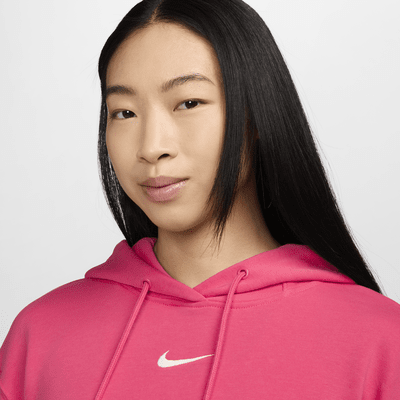 Nike Sportswear Phoenix Fleece 女款寬版套頭法國毛圈布連帽上衣