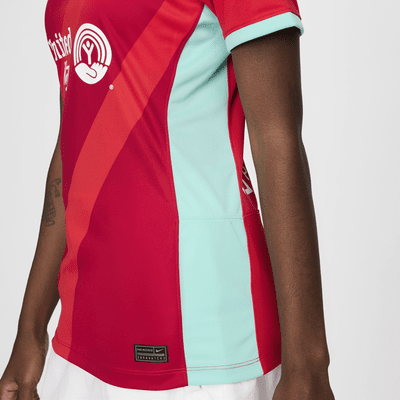 Jersey Nike Dri-FIT de la NWSL replica del Kansas City Current local 2024 Stadium para mujer