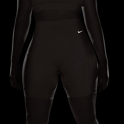 Nike Go Women's Firm-Support High-Waisted 8" Biker Shorts with Pockets