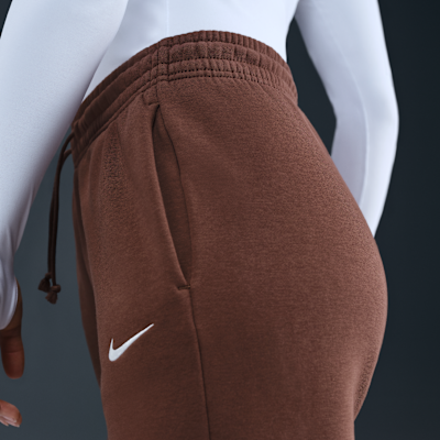 Pants de tiro alto de pierna amplia para mujer Nike Sportswear Phoenix Fleece