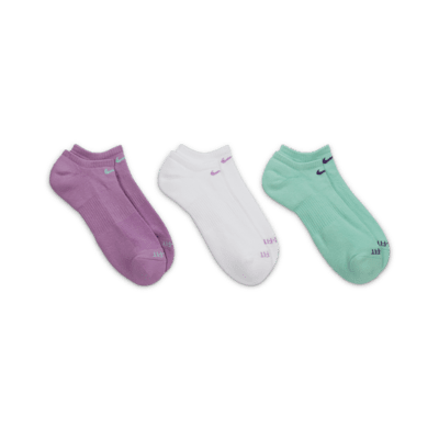 Nike Everyday Plus Cushion Training No-Show Socks (3 Pairs). Nike UK