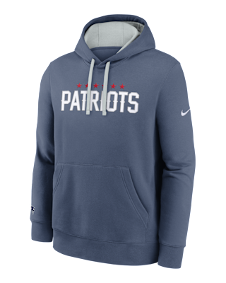Мужское худи New England Patriots Rivalries Collection Club Nike NFL Pullover Hoodie
