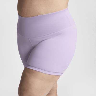 Shorts de ciclismo de tiro alto de 13 cm para mujer (talla grande) Nike One Rib