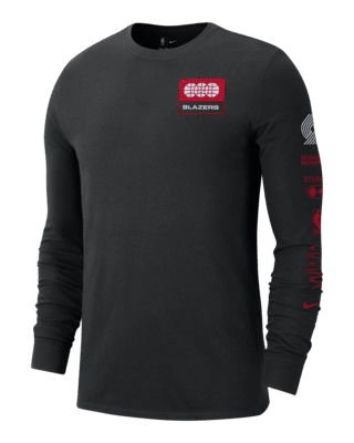 Мужская футболка Portland Trail Blazers Essential Nike NBA Long-Sleeve