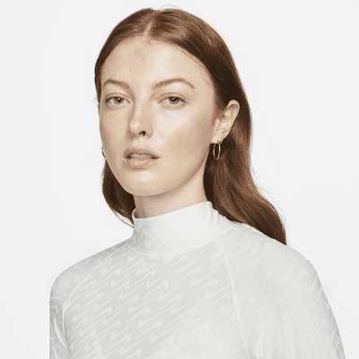 Camiseta de manga larga y cuello alto para mujer Nike Sportswear Icon Clash