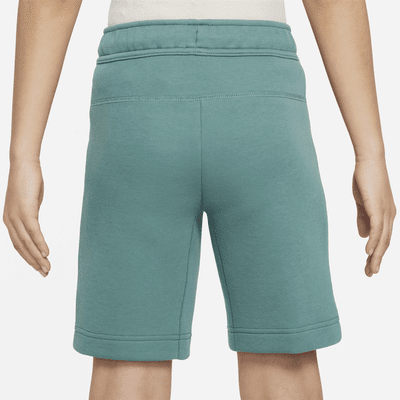 Shorts para niños talla grande Nike Tech Fleece