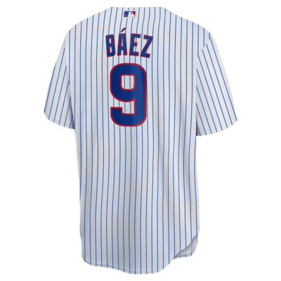 Autographed Chicago Cubs Javier Baez Fanatics Authentic Blue Nike Authentic  Jersey