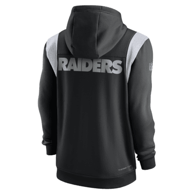 Nike Therma Lockup (NFL Las Vegas Raiders) Men's Full-Zip Hoodie