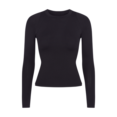 Playera de cuello redondo de manga larga para mujer NikeSKIMS Airy