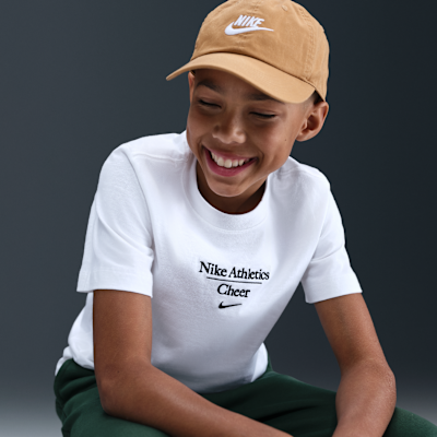 Playera para niños talla grande Nike Cheer
