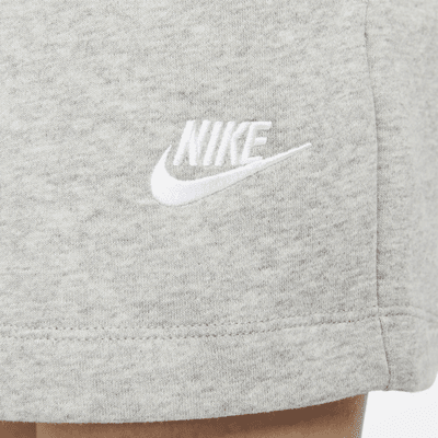 Shorts de tiro medio para mujer Nike Sportswear Club Fleece