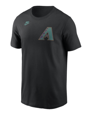 Мужская футболка Randy Johnson Arizona Diamondbacks Cooperstown Fuse Nike MLB