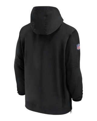 Men's Nike Black Cincinnati Bengals Sideline Club Performance Full-Zip Hoodie Size: Small