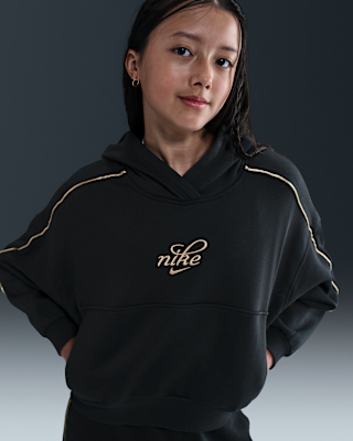 Детское худи Nike Sportswear Club Fleece Big Kids' (Girls') Boxy Hoodie