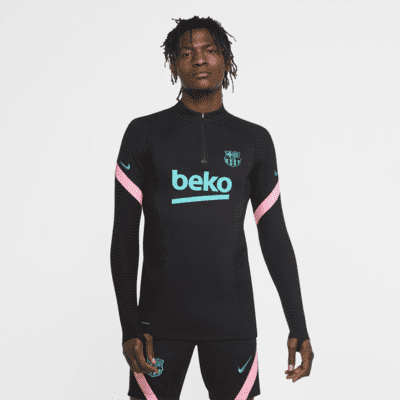 pink nike drill top