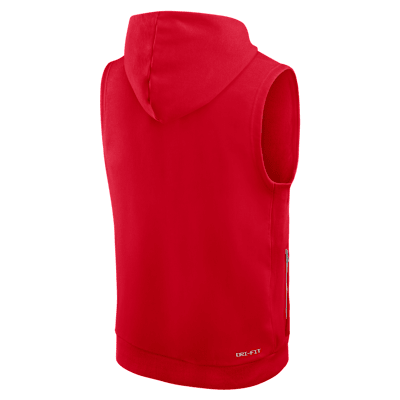 Kansas City Chiefs Sideline Men's Nike Dri-FIT NFL Sleeveless Pullover Hoodie