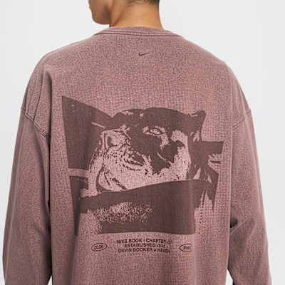 ブック ナイキ メンズ ロングスリーブ バスケットボール Tシャツ