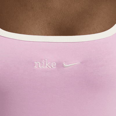 Haut à manches longues et encolure carrée Nike Sportswear pour femme