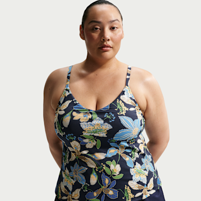 Nike Swim Women's V-Neck Tankini (Plus Size)